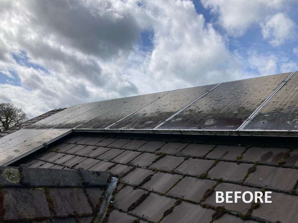 Improve solar panels generation cleaning
