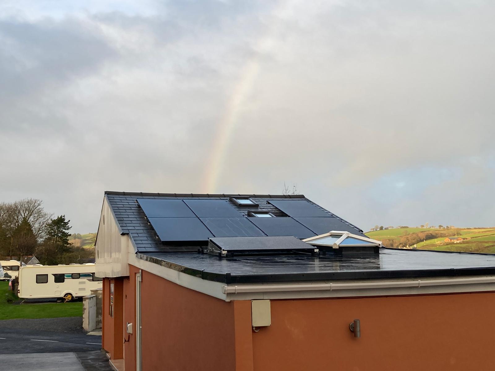 Solar PV Installation at South Wales Touring Park in Llangennech, Llanelli