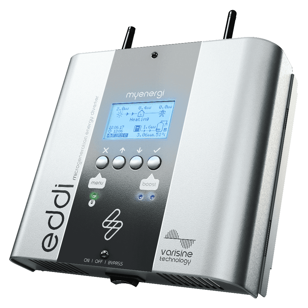 Solar Save Renewables optimizer EDDI solar panels with biomass