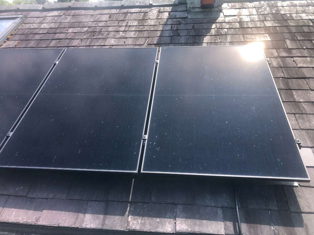 Increasing Home Energy Efficiency Solar Panel Installation in Llandeilo.