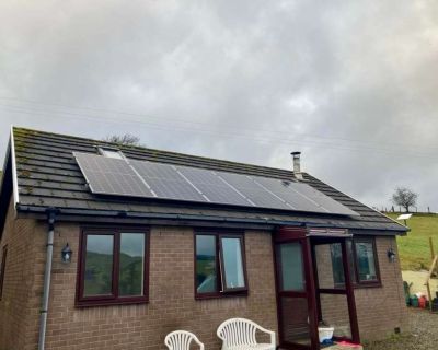 6.09kWp Solar PV system in Devils Bridge, Aberystwyth, Solar Save Renewables