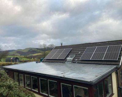 6.09kWp Solar PV system in Devils Bridge, Aberystwyth, Solar Save Renewables